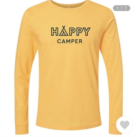 Up North Trading Company Other - Up North Trading Company Happy Camper Long Sleeve Tee